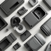 Prototypage rapide de composants en plastique, pièces en ABS/PP/POM/Nylon/PEEK, personnalisation, services de tournage et de fraisage CNC, sur mesure