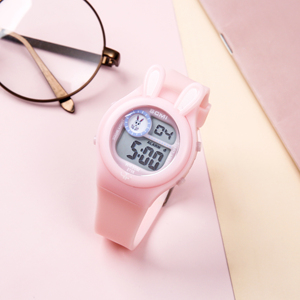 Montres numériques pour enfants, filles et garçons, étanches 30M, avec lumières colorées, design animal mignon, montre-bracelet pour l'extérieur, excellent cadeau pour les enfants <span class=keywords><strong>de</strong></span> 5 à 12 ans - Product Image 3