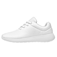 Chaussures de course personnalisées d'usine, motif blanc Marshmallow, respirantes, chaussures de golf, logo imprimé sur mesure, chaussures de marche décontractées