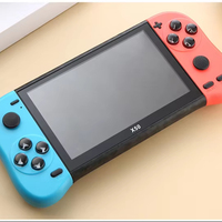 X50 Console de jeu portable de style rétro HD de 5.1 pouces avec mémoire de 64 Go Communication Wi-Fi Sortie TV Lecteur de jeux d'enfance unique