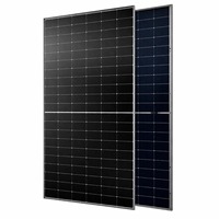 Panneau solaire bifacial HBOWA N-Type 640W à double verre, haute efficacité, 132 cellules monocristallines demi-coupées, module photovoltaïque PV 615W-640W