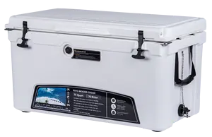 Fornitore del dispositivo di raffreddamento della scatola del ghiaccio migliore dispositivo di raffreddamento di conservazione della scatola di raffreddamento del pesce del ghiaccio 75qt