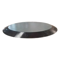 Nouvelle table élévatrice rotative hydraulique en acier, capacité de charge de 500 kg, télécommande, hôtels, scène de performance DJ, plateforme rotative motorisée