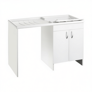 Funda para lavadora L124xW60xH89 cm, con entrada de agua a la izquierda, protección para lavandería - Product Image 3