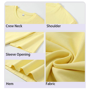 เสื้อยืดโอเวอร์ไซส์สีพื้นผ้าฝ้ายแท้ 100% หนัก 250 กรัม ทรงหลวมไหล่ตก สั่งทำได้ ยูนิเซ็กส์ ขายส่ง - Product Image 5