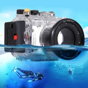 PULUZ 40m Underwater Depth Diving Case Waterproof hard camera case Housing for Panasonic LUMIX DMC-LX100