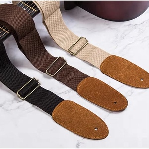 Comodo cinturino <span class=keywords><strong>per</strong></span> chitarra resistente con cinghie regolabili in pelle di cotone <span class=keywords><strong>per</strong></span> basso elettrico classico acustico - Product Image 3