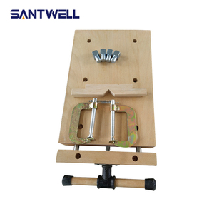 Portable <b>Mini</b> Woodworking Workbench Beech Wood Desktop <b>Clamping</b> Workbench for Carpentry Workshop Furniture Making and Home Use - Product Image 1
