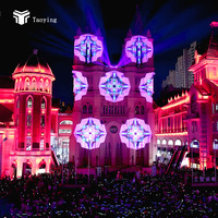 Projection Mapping Extérieur 3D, Écran Vidéo, Projecteur Laser, Projection Mapping 3D Professionnel, Extérieur, Étanche