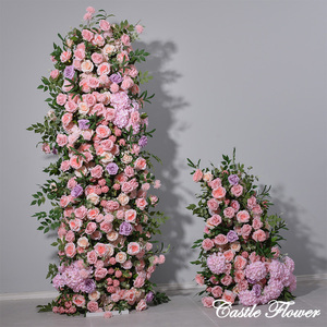 การตกแต่งงานแต่งงานที่หรูหราใน KTR005ซุ้มดอกไม้สำหรับงานแต่งงานฉากหลังแต่งงานกับฉันมีความรักสีแดงรูปหัวใจซุ้มดอกกุหลาบสำหรับขอแต่งงาน - Product Image 6