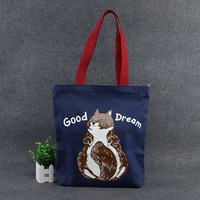 Sacs fourre-tout en toile avec logo personnalisé imprimé, sacs vierges en coton blanc pour sublimation, sacs de shopping en toile réutilisables avec logos