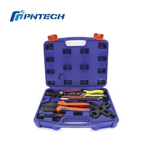 PNTECH LY-2546B Pince à sertir multifonction en acier au carbone, dénudeur de câbles, connecteur en cuivre massif, pince à couper et à dénuder, kit d'outils solaires - Product Image 1