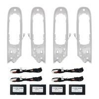 Kit de Iluminación Interior para Automóvil Mercedes Benz Clase C W206, Luces LED Ambientales para Automóvil con 64 Colores, Salida de Aire de Turbina para Altavoz de Puerta