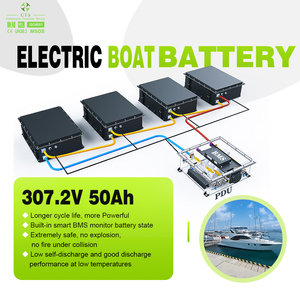 CTS IP67 Su Geçirmez 307V 105Ah Elektrikli Tekne Aküsü LiFePO4 Deniz Akü Paketi Yat Katamaran Sistemi için OEM/ODM - Product Image 1