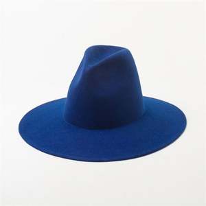 Sombrero Fedora de Lana Unisex X1262, Gorra Homburg Jazz con Ala Ancha, Sombrero de Fieltro para Adultos, Informal/para Exteriores - Product Image 2