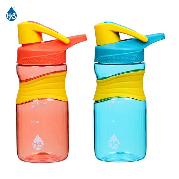 CAMLOCK GRAB-N-GO leak proof small water insulated sport Transparent portable cup and straw plastic bottle for children