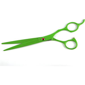 Tijeras Verdes para Peluquería Canina de 7 Pulgadas, Modelo HS de Acero Inoxidable para Cortar el Pelo de Perros, Diseño Conveniente - Product Image 1