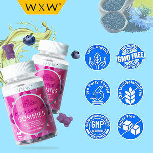 Gomitas de aceite de semilla negra orgánica bien diseñadas, gomitas de aceite de semilla negra vegana para el cuidado de la salud y el bienestar, caramelos de goma - Product Image 2