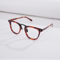 Monture de lunettes vintage en acétate à rivets, épaisses et carrées, pour hommes et femmes, plusieurs couleurs en stock, OEM ODM