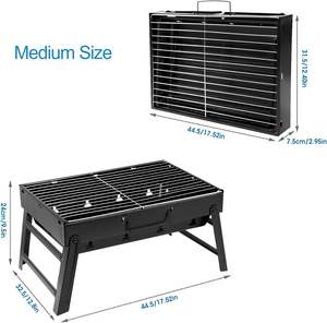 Ahumador Portátil Plegable de Hierro Fundido Comercial, Parrilla de Carbón para Barbacoa, Fabricante de Máquinas Kamado para Exteriores en Venta - Product Image 4