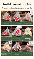 Sachets de thé en forme de triangle, fabrication OEM, fabricant d'origine, combinaisons de sachets de thé santé, substitut de thé aux herbes, infusion froide 150g