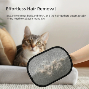 ถุงมือกำจัดขนแมวไฟฟ้าสถิตสองด้านใช้ซ้ำได้สำหรับทำความสะอาดโซฟาเฟอร์นิเจอร์พรมสัตว์เลี้ยง - Product Image 3