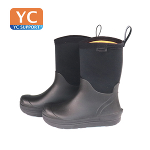 أحذية مطر للأطفال تغطي الكاحل، أحذية مطاطية خفيفة الوزن مقاومة للماء للأولاد والبنات - Product Image 5