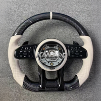 Pour mercedes-benz a E S classe C W205 W204 W212 W211 W213 E300 W218 W222 ancienne mise à niveau nouveau modèle volant en Fiber de carbone jaune