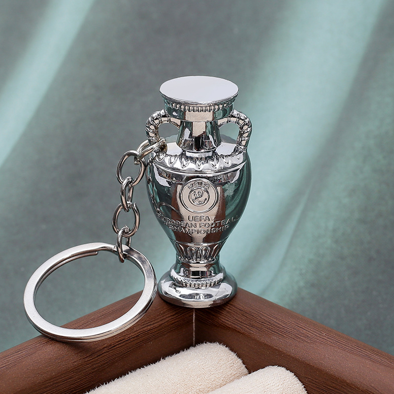 Euro cup large keychain