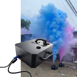 Macchina del fumo a colonna d'aria colorata con controllo remoto DMX, spruzzatore di nebbia verticale a colori per matrimoni, feste, bar, performance ed eventi <span class=keywords><strong>FX</strong></span> - Product Image 2