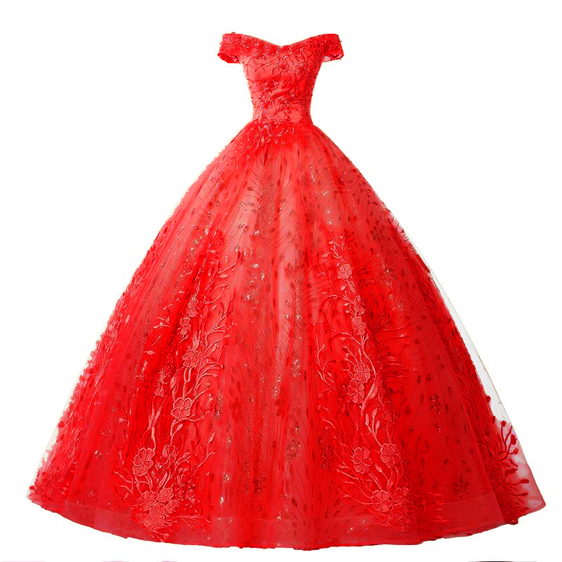 bright red