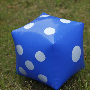 Inflatable Toy Dice 35mm40mm PVC Children's Play Equipment For Chess Card Games Unisex Age 2 4 Years - Product Image 4