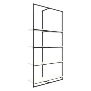 Отличное качество металлические стеллажи на заказ из нержавеющей стали черные настенные полки для хранения сумок - Product Image 4