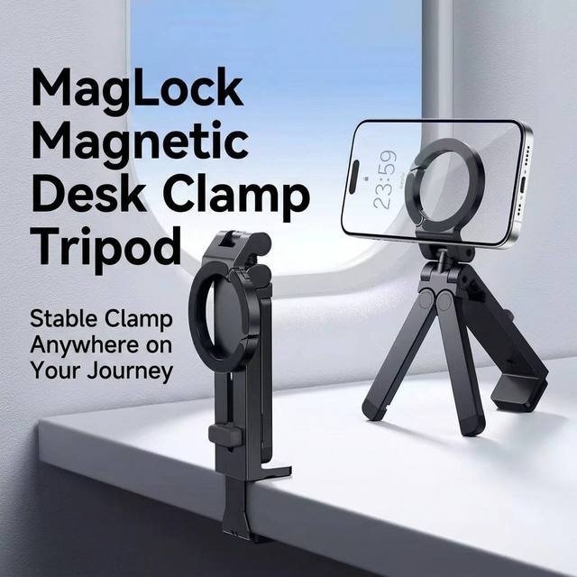 Portable Travel Phone Stand Multi-functional 360 Rotating Lazy Stand Universal Adjustable Tripod Stand For Phone Travel Airplane