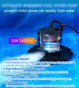 Protección automática contra la escasez de agua, bomba de cubierta de piscina, bomba sumergible, eliminación de agua para piscina - Product Image 2