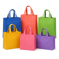 Sacs non tissés écologiques réutilisables et recyclables à prix d'usine avec logo personnalisé pour le shopping et la promotion publicitaire