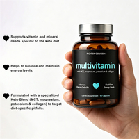 Capsules de multivitamines OEM ODM à marque privée avec MCT, magnésium, potassium, collagène, capsules de compléments alimentaires personnalisées