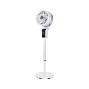 Ventilateur sur pied oscillant Diamond Smart Floor Fan 13-17,9 pouces avec commande vocale, lumière et moteur AC, blanc et rose - Product Image 2