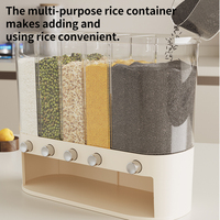 <strong>Best</strong> <strong>Selling</strong> Dual Mount <strong>Food</strong> Organizer 5 Slots Space Saving Home Pantry Storage <strong>Container</strong>