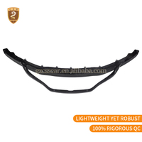 Set Lip Bumper Depan Aston Martin Vantage Serat Karbon Kering Gaya OEM Spoiler Dagu Depan 2020-2024
