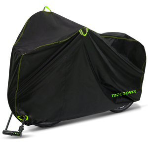 <span class=keywords><strong>Meilleure</strong></span> <span class=keywords><strong>Housse</strong></span> de <span class=keywords><strong>Vélo</strong></span> d'Extérieur 420D Imperméable, <span class=keywords><strong>Housse</strong></span> de <span class=keywords><strong>Vélo</strong></span> Robuste Anti-UV avec Sac de Rangement Verrouillable et Ourlet Élastique - Product Image 1