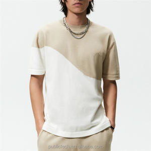 T-shirt à manches courtes et pantalon de jogging, ensemble de survêtement pour homme avec blocs de couleurs - Product Image 5