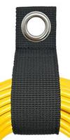 Vente en gros Longe réglable écologique en nylon 100% Attache de câble auto-adhésive personnalisée en usine avec sangle à crochet et boucle