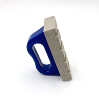 Blocs de ponçage rectangulaires personnalisables OEM en plastique à dureté moyenne, épaisseur 25 mm, 150x75x25 mm, outils abrasifs pour