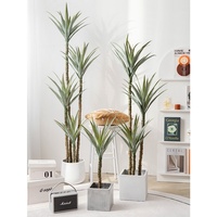 Vente en gros : Plante artificielle en soie de 1,8 m, Arbre du Dragon en pot, Verdure réaliste pour la décoration de la maison, des hôtels, des mariages, des remises de diplômes et du Nouvel An