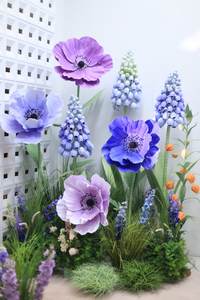 Fleur géante artificielle en mousse EVA faite à la main, autoportante, pour décoration de fenêtre, ensemble floral pour mariage et fête, présentation en magasin - Product Image 4