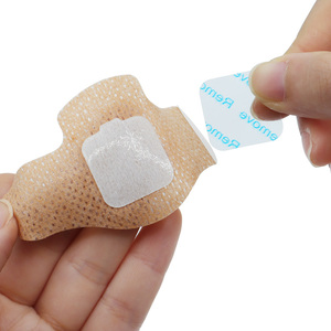 מדבקות תיקון ציפורניים חודרניות ורפידות הידרוג'ל רב תכליתיות לא ארוגות לתיקון ציפורניים חודרניות, 21 מדבקות/חבילה - Product Image 2