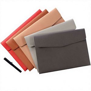 <b>A4</b> PVC <b>Folder</b> Magnetic Buckle Large Capacity Enterprise Customized LOGO for Meeting Business Student Promotion - Product Image 1