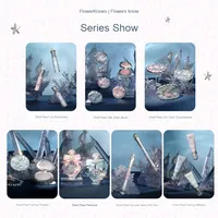 Kotak Hadiah Allin Koleksi Baru Seri Mutiara Kerang Perlengkapan Rias Flower Knows Shell's Jewel-Premium Makeup Sets