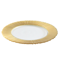 Assiettes de Présentation Dorées en Gros pour la Décoration de Tables de Mariage et d'Événements – Échantillons Gratuits Disponibles